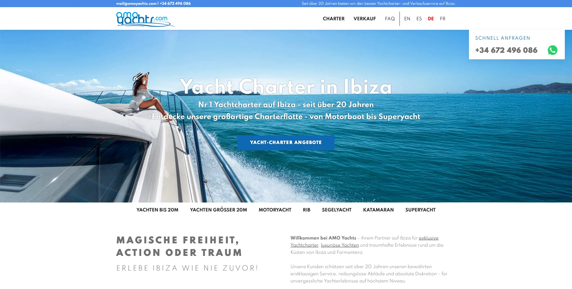 AMOYACHTS website